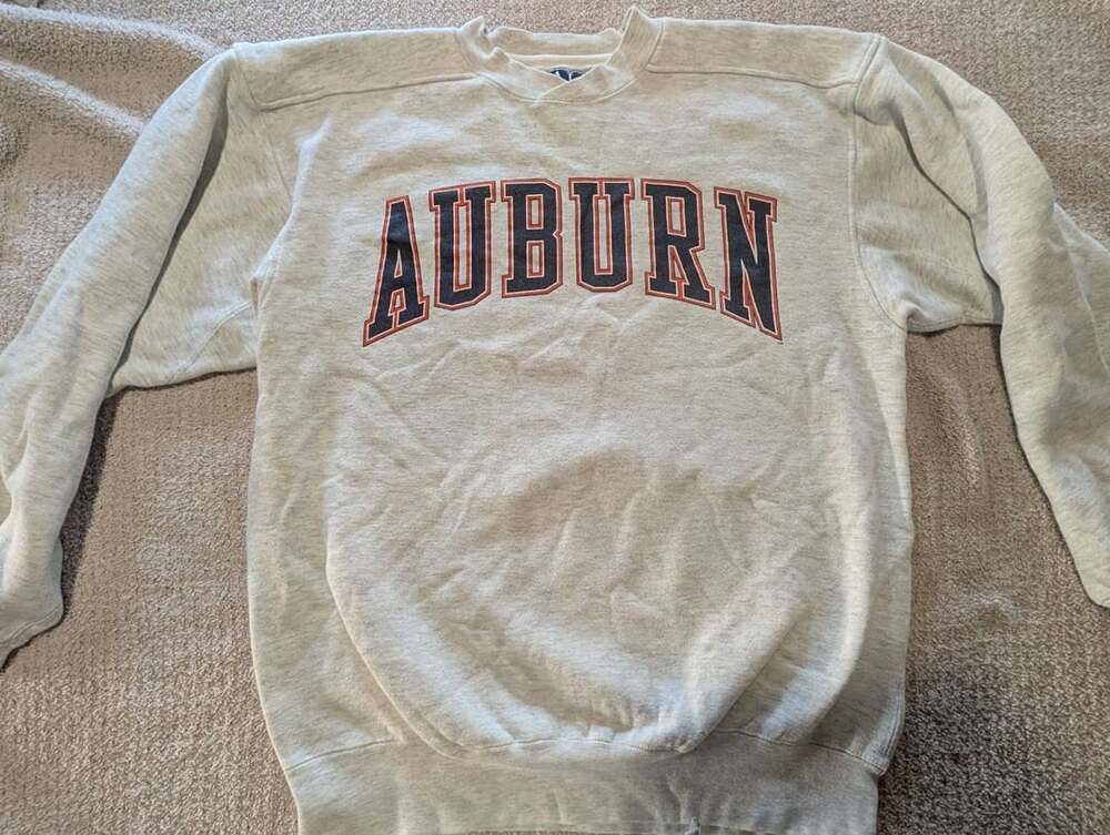 Vintage Galt Sand Auburn Tigers Gray Crewneck Sweatshirt Medium